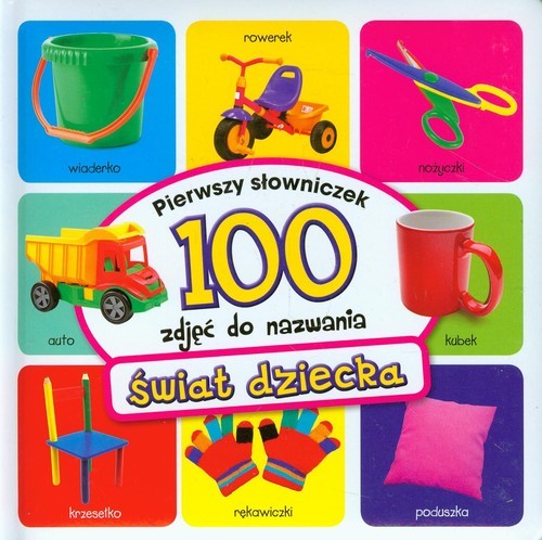 okładka Świat dziecka Pierwszy słowniczek 100 zdjęć do nazwania książka | Anna Wiśniewska
