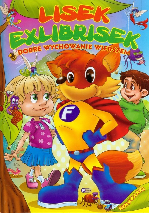 okładka Lisek Exlibrisek dobre wychowanie wierszem Rymowanki książka