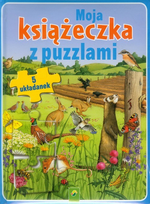 okładka Moja książeczka z puzzlami 5 układanek książka