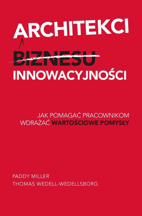 okładka Architekci innowacyjności Jak pomagać pracownikom wdrażać wartościowe pomysły książka | Paddy Miller, Thomas Wedell-Wedellsborg