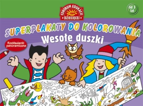 okładka Wesołe duszki Superplakaty do kolorowania książka | Opracowania Zbiorowe