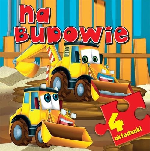 okładka Na budowie Puzzle książka