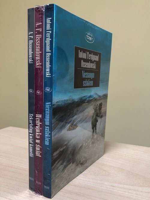 okładka PAKIET Nieznanym../Wędrówka../Szkarłatny... książka | Ferdynand Antoni Ossendowski