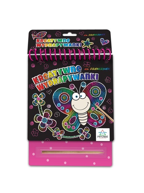 okładka Kreatywne wydrapywanki dla dziewczynek książka