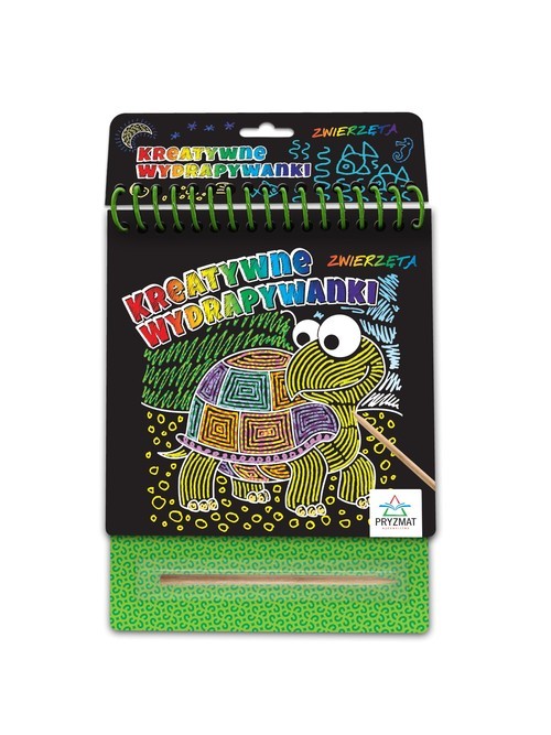 okładka Kreatywne wydrapywanki zwierzęta książka