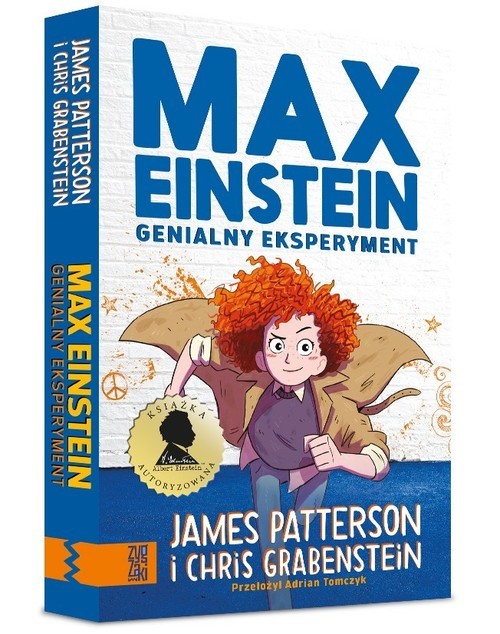 okładka Max Einstein Genialny eksperyment książka | James Patterson, Chris Grabenstein