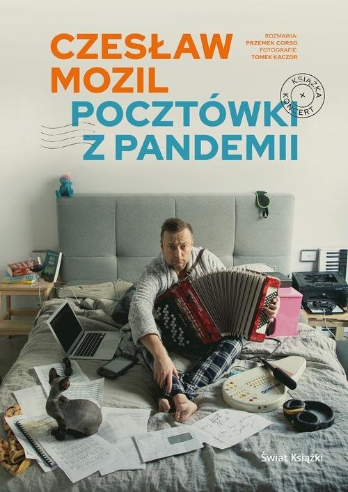 okładka Czesław Mozil Pocztówki z pandemii książka | Czesław Mozil, Przemek Corso