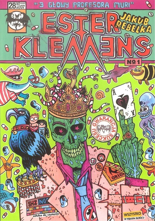 okładka Ester i Klemens 3 głowy Profesora Muri książka | Jakub Rebelka