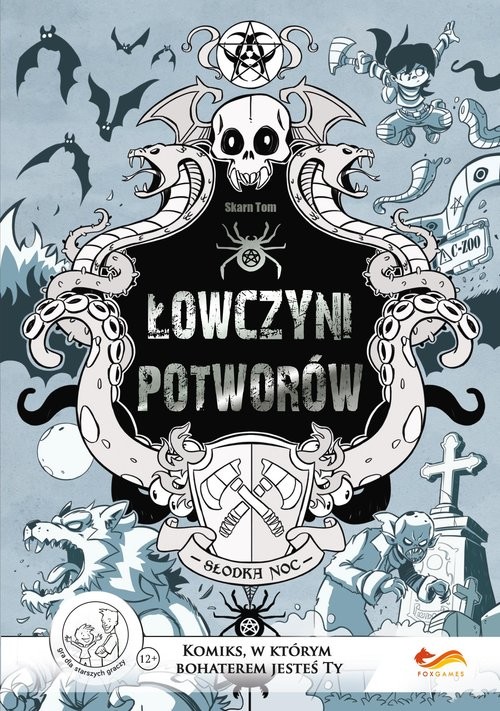 okładka Komiksy paragrafowe Łowczyni potworów książka | Skarn