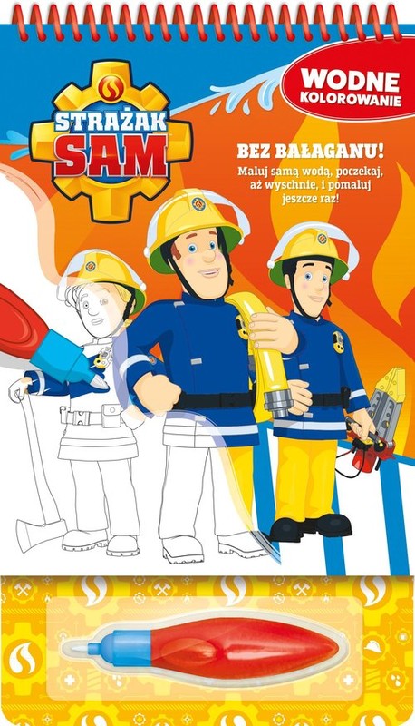 okładka Strażak Sam. Wodne kolorowanie. książka | Opracowania Zbiorowe