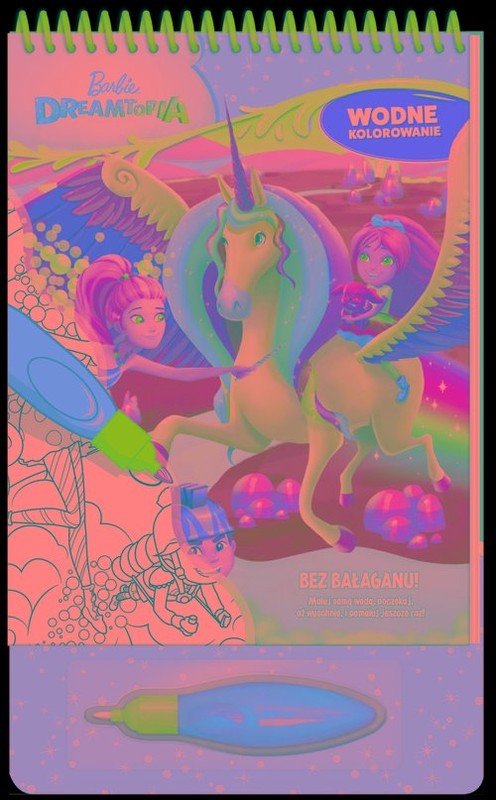 okładka Barbie. Wodne kolorowanie. książka | Opracowania Zbiorowe