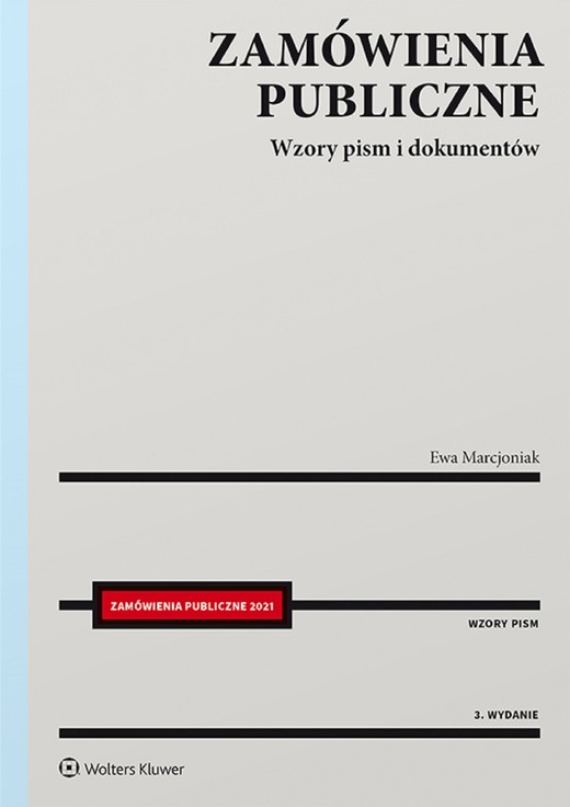 okładka Zamówienia publiczne. Wzory pism i dokumentów (pdf) ebook | pdf | Ewa Marcjoniak