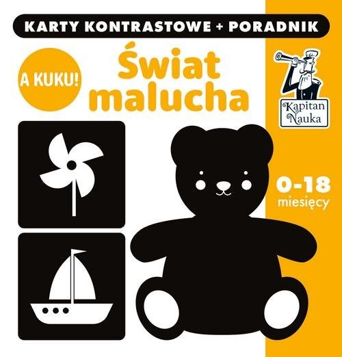 okładka A kuku! Świat Malucha Karty kontrastowe + poradnik książka | Anna Zych