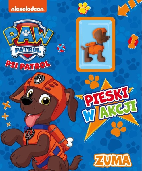 okładka Psi Patrol Pieski w Akcji Zuma książka | Opracowania Zbiorowe