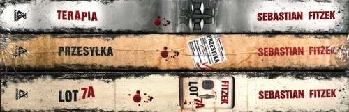 okładka Terapia / Przesyłka / Lot 7A Pakiet książka | Sebastian Fitzek