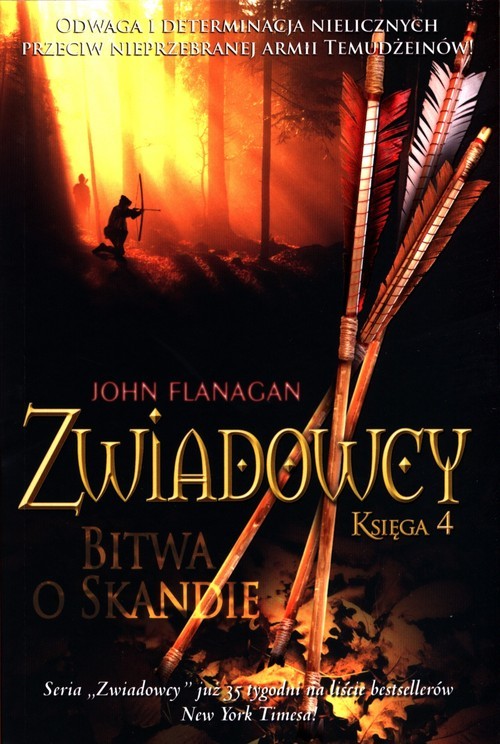 okładka Zwiadowcy Księga 4 Bitwa o Skandię książka | John Flanagan