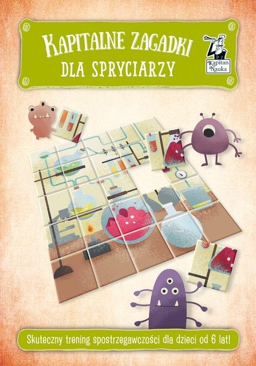 okładka Kapitalne zagadki dla spryciarzy Kapitan Nauka książka