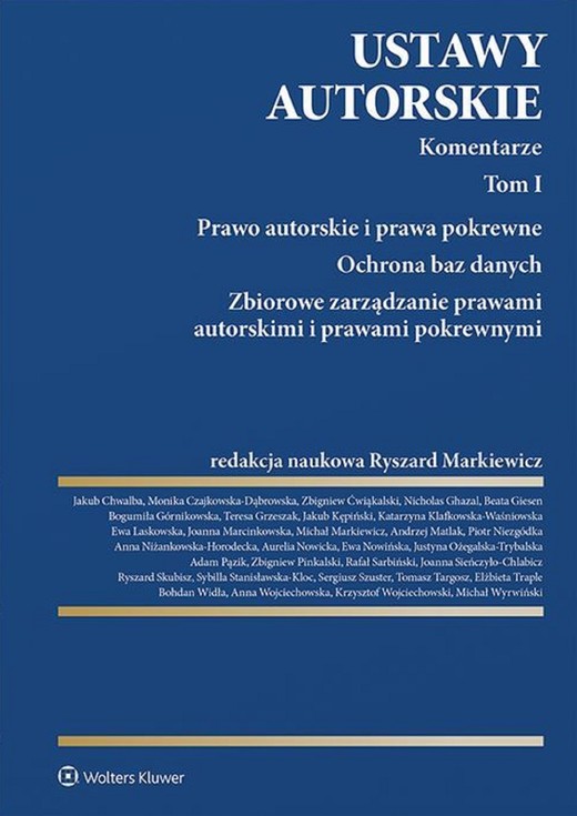 okładka Ustawy autorskie. Komentarze Tom I i II (pdf) ebook | pdf | Opracowania Zbiorowe