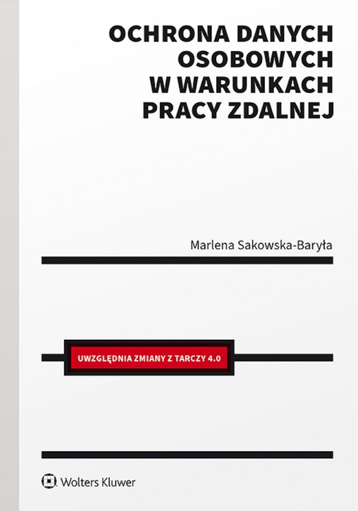 okładka Ochrona danych osobowych w warunkach pracy zdalnej  (pdf) ebook | pdf | Marlena Sakowska-Baryła