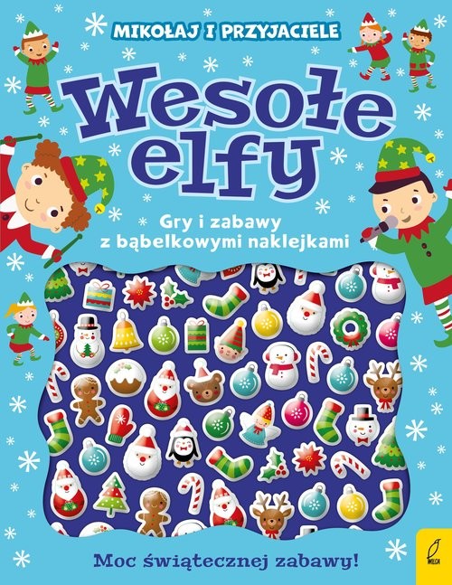okładka Wypukłe naklejki Wesołe elfy książka