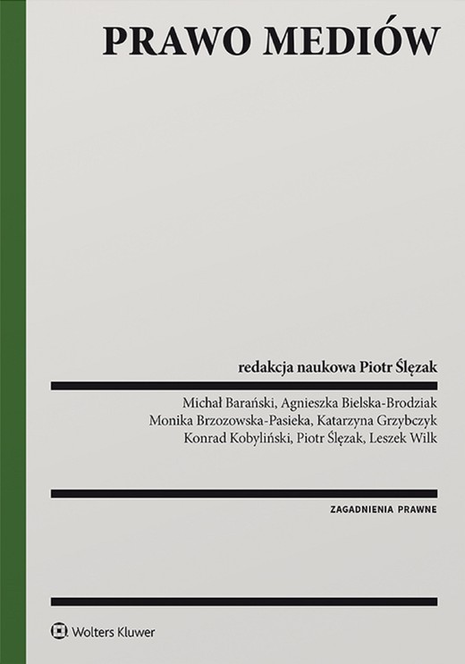 okładka Prawo mediów (pdf) ebook | pdf | Opracowania Zbiorowe, Redakcja naukowa: Piotr Ślęzak