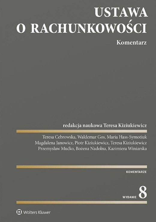 okładka Ustawa o rachunkowości. Komentarz (pdf) ebook | pdf | Opracowania Zbiorowe