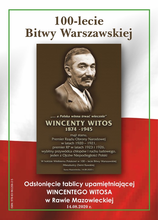 okładka 100-lat Bitwy Warszawskiej. Odsłonięcie tablicy Wincentego Witosa w Rawie Mazowieckiej ebook | epub, mobi | Opracowania Zbiorowe