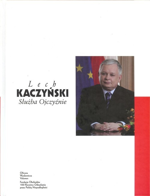 okładka Lech Kaczyński Służba Ojczyźnie książka