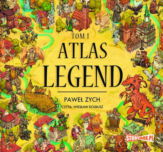 okładka Atlas legend. Tom 1 audiobook | MP3 | Paweł Zych