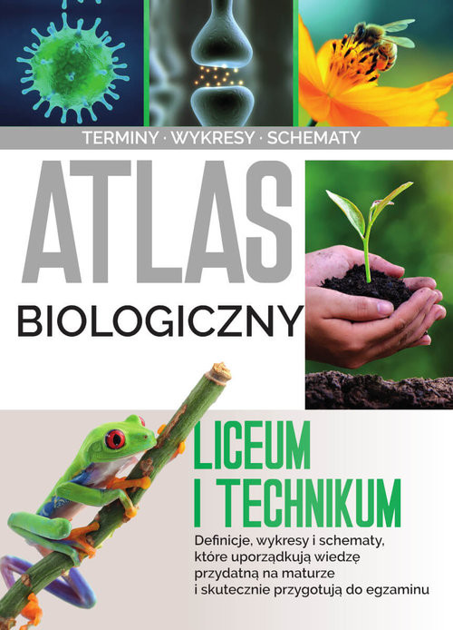 okładka Atlas biologii Liceum i technikum książka | Małgorzata Baran