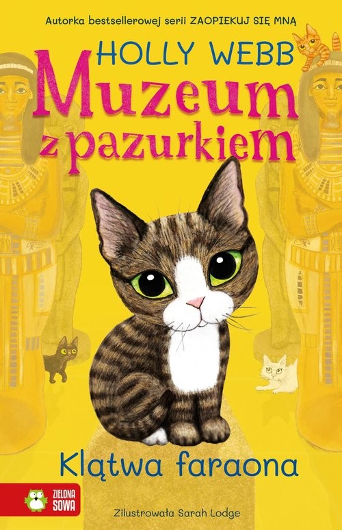 okładka Muzeum z pazurkiem Klątwa faraona książka | Holly Webb