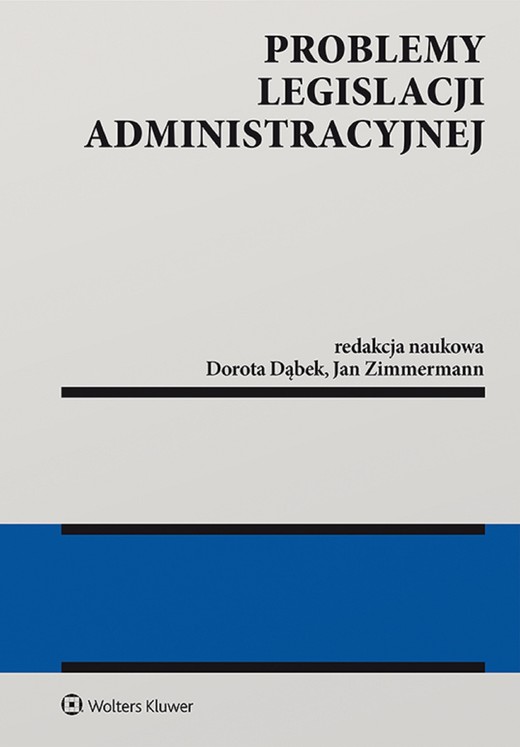 okładka Problemy legislacji administracyjnej (pdf) ebook | pdf | Jan Zimmermann