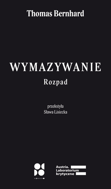 okładka Wymazywanie / Od Do książka | Thomas Bernhard