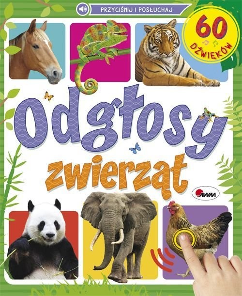 okładka Odgłosy zwierząt 60 dźwięków książka | Natalia Kawałko-Dzikowska