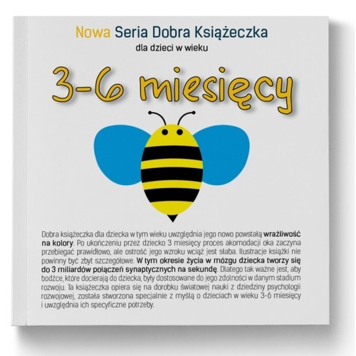 okładka 3-6 miesięcy Nowa Seria Dobra Książeczka książka | Agnieszka Starok