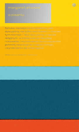 okładka O pisaniu
 książka | Margaret Atwood