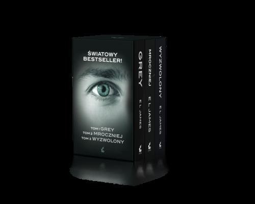okładka Grey, Mroczniej, Wyzwolony Pakiet książka | E. L. James