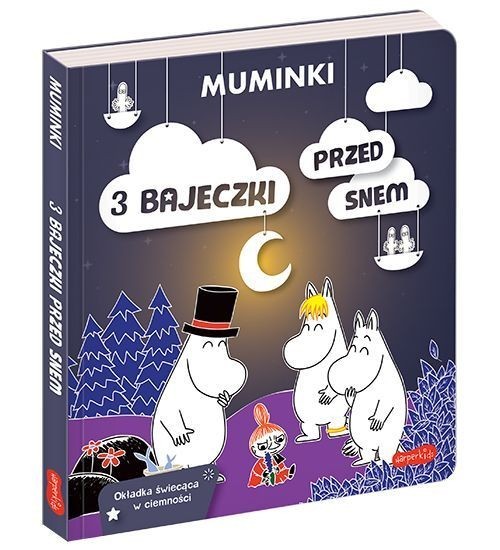 okładka Muminki 3 bajeczki przed snem książka