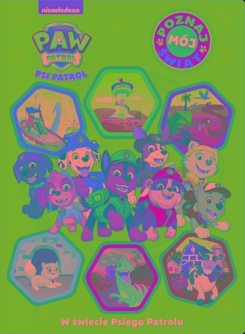 okładka Psi Patrol Poznaj mój świat W świecie Psiego Patrolu książka | Opracowania Zbiorowe