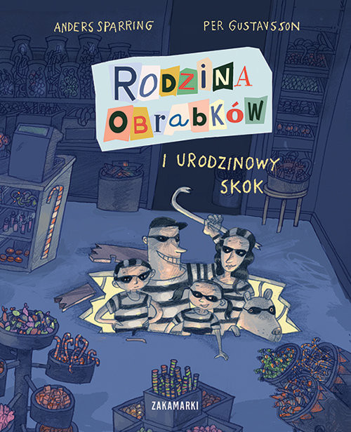 okładka Rodzina Obrabków i urodzinowy skok książka | Anders Sparring