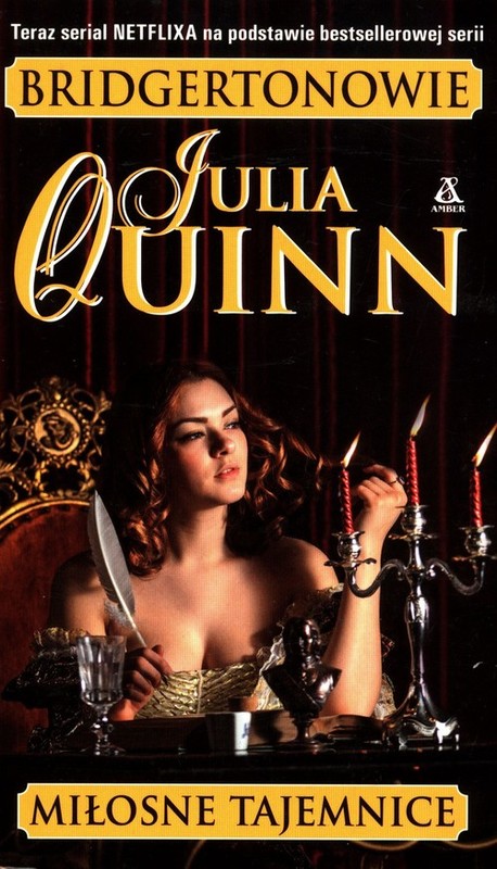 okładka Miłosne tajemnice Bridgertonowie książka | Julia Quinn