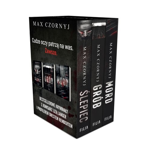 okładka Pakiet Ślepiec / Grób / Mord książka | Max Czornyj