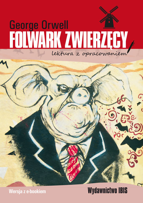 okładka Folwark zwierzęcy lektura z opracowaniem książka | George Orwell