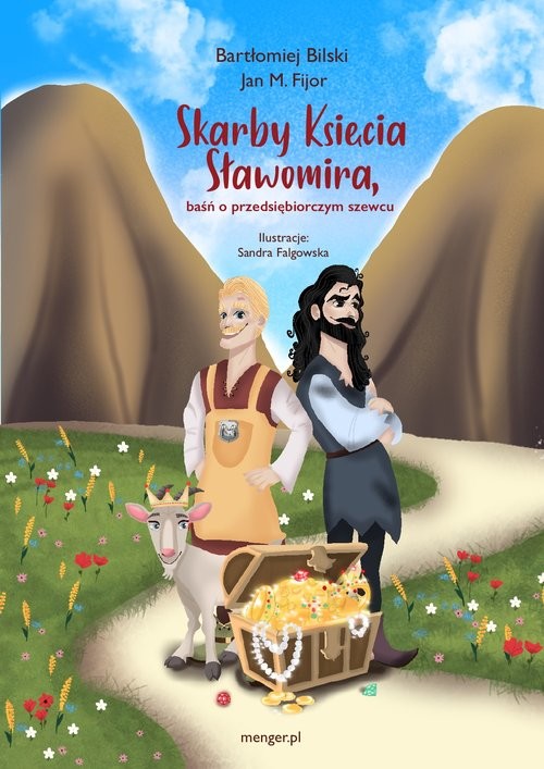 okładka Skarby księcia Sławomira baśń o przedsiębiorczym szewcu książka | Bartłomiej Bilski, Fijor JanM.