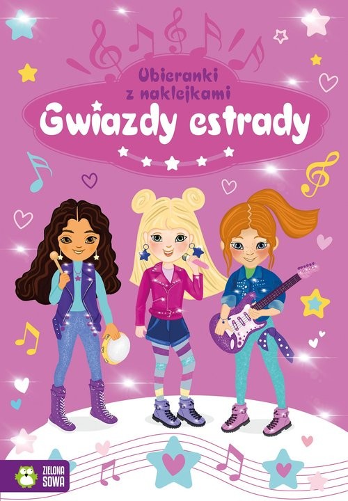 okładka Naklejkowe ubieranki Gwiazdy estrady książka