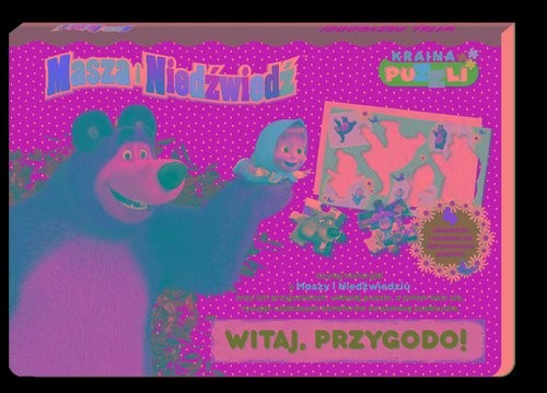 okładka Masza i niedźwiedź. Kraina puzzli. Witaj, przygodo! książka | Opracowania Zbiorowe