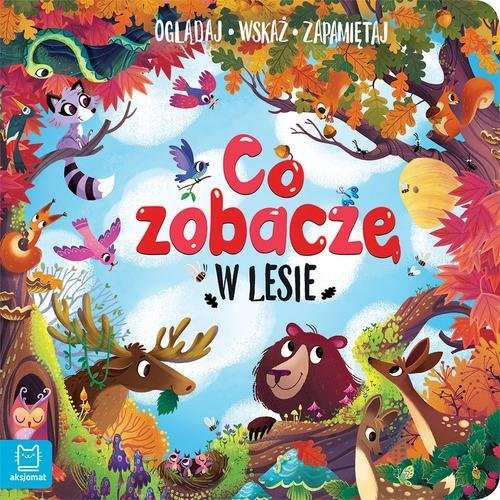 okładka Co zobaczę w lesie Oglądaj wskaż zapamiętaj książka | Kajdana Sylwia