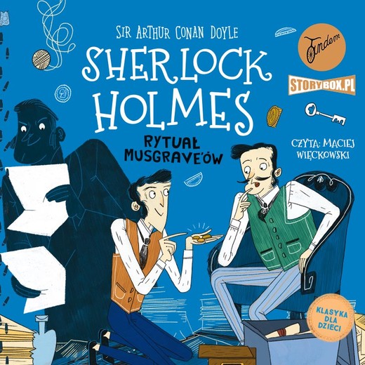 okładka Klasyka dla dzieci. Sherlock Holmes. Tom 18. Rytuał Musgrave'ów audiobook | MP3 | Arthur Conan Doyle