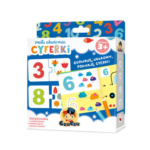 okładka CzuCzu Mała akademia Cyferki Wiek 3+ książka