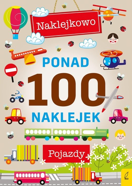 okładka Ponad 100 naklejek Pojazdy książka